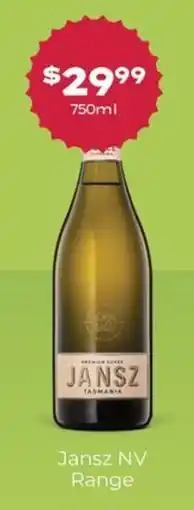 Thirsty Camel Jansz NV Range offer