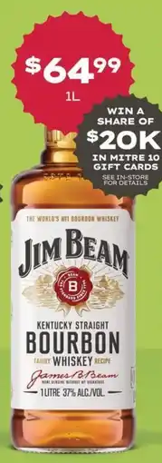 Thirsty Camel Jim Beam Kentucky Straight Bourbon offer