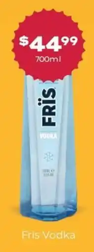 Thirsty Camel Fris Vodka offer