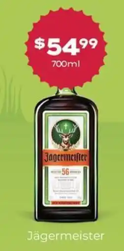 Thirsty Camel Jägermeister offer