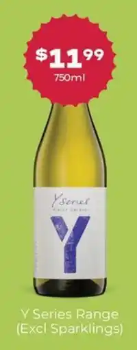 Thirsty Camel Y Series Pinot Grigio offer