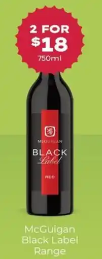 Thirsty Camel McGuigan Black Label Red offer