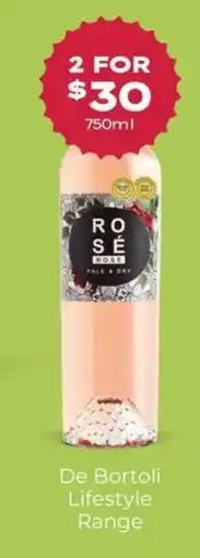 Thirsty Camel De Bortoli Lifestyle Range Rosé offer