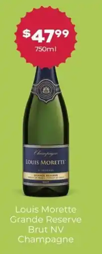 Thirsty Camel Louis Morette Grande Reserve Brut NV Champagne offer