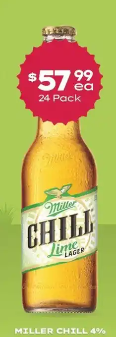 Miller Chill Lime Lager