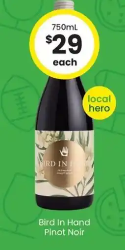 The Bottle O Bird In Hand Pinot Noir offer
