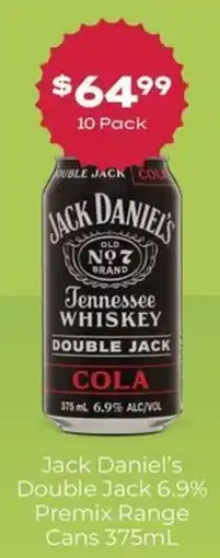 Thirsty Camel Jack Daniel's Double Jack Cola offer