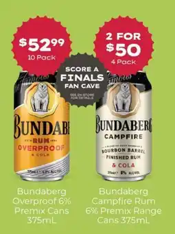 Thirsty Camel Bundaberg Campfire Rum offer