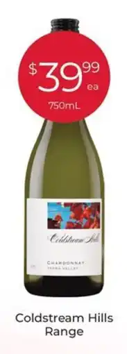 Porters Coldstream Hills Chardonnay offer