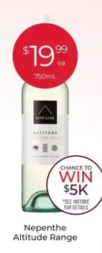 Porters Nepenthe Altitude Range offer