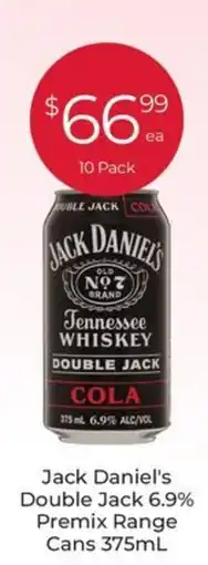 Porters Jack Daniel's Double Jack Cola offer