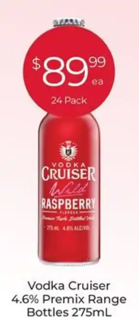 Vodka Cruiser Wild Raspberry