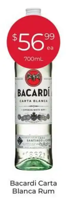 Bacardi Carta Blanca Rum