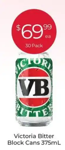 Porters Victoria Bitter Block Cans offer