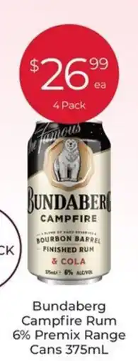 Porters Bundaberg Campfire Rum offer