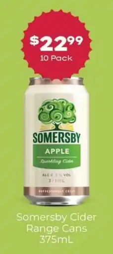 Thirsty Camel Somersby Apple Sparkling Cider offer