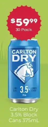 Thirsty Camel Carlton Dry 3.5% Block Cans offer