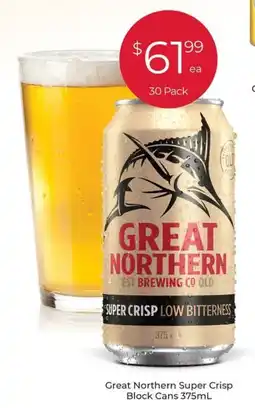 Porters Great Northern Super Crisp Block Cans offer