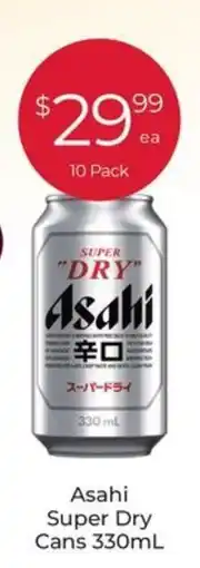 Porters Asahi Super Dry Cans offer