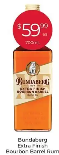 Porters Bundaberg Extra Finish Bourbon Barrel Rum offer