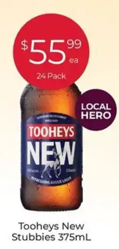 Porters Tooheys New Stubbies offer