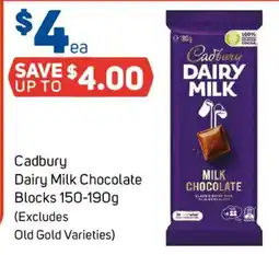 Foodland Cadbury Dairy Milk Chocolate Blocks offer