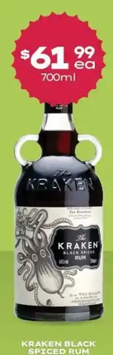 Thirsty Camel The Kraken Black Spiced Rum offer