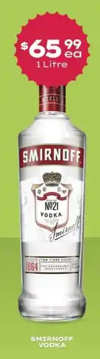 Thirsty Camel Smirnoff Vodka offer
