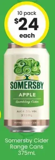 The Bottle O Somersby Apple Sparkling Cider offer