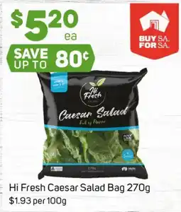 Foodland Hi Fresh Caesar Salad Bag offer