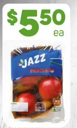 Foodland Jazz Snackers offer