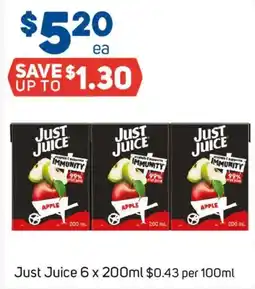 Foodland Just Juice Apple offer