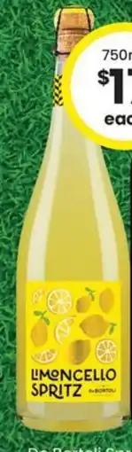 The Bottle O Limoncello Spritz by Bortoli offer