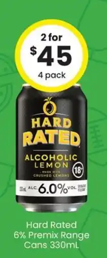 The Bottle O Hard Rated Alcoholic Lemon offer