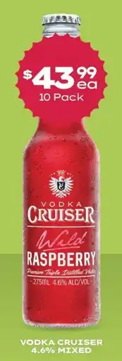 Thirsty Camel Vodka Cruiser Wild Raspberry offer