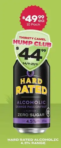 Thirsty Camel Hard Rated Alcoholic Orange Passionfruit offer