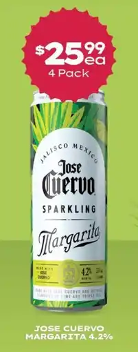 Thirsty Camel Jose Cuervo Sparkling Margarita offer