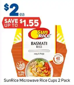 Foodland SunRice Microwave Rice Cups 2 Pack offer