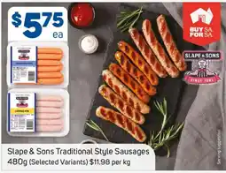 Foodland Slope & Sons Traditional Style Sausages offer