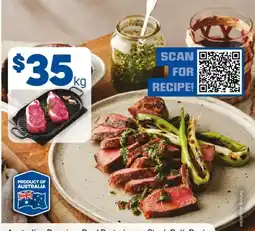 Foodland Australian Premium Beef Porterhouse Steak Rib Roast offer
