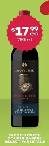 Thirsty Camel Jacob's Creek Double Barrel Shiraz offer
