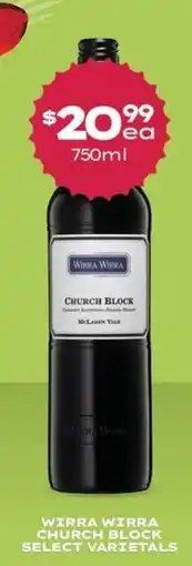 Thirsty Camel Wirra Wirra Church Block offer