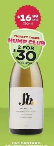 Thirsty Camel Fat Bastard Chardonnay offer