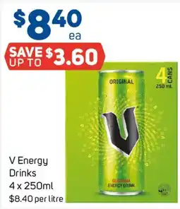 Foodland V Energy Drinks offer