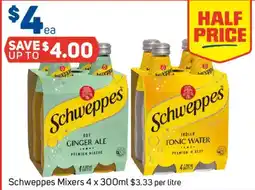 Foodland Schweppes Mixers offer