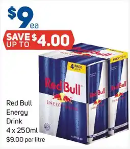 Foodland Red Bull Energy Drink offer
