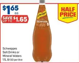 Foodland Schweppes Classic Cream Soda offer