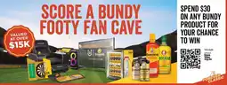 The Bottle O Bundy Footy Fan Cave offer