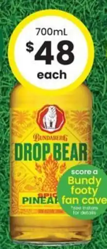 The Bottle O Bundaberg Drop Bear Pineapple offer