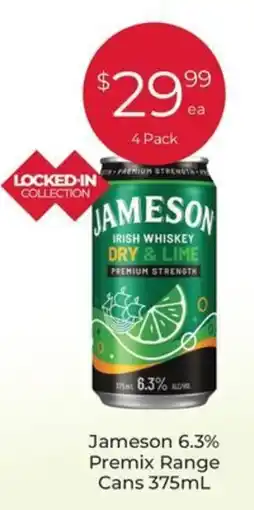 Porters Jameson Irish Whiskey Dry & Lime offer